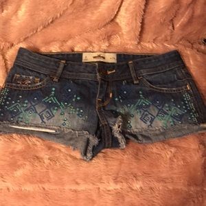 Hollister shorts, low rise, short-shorts